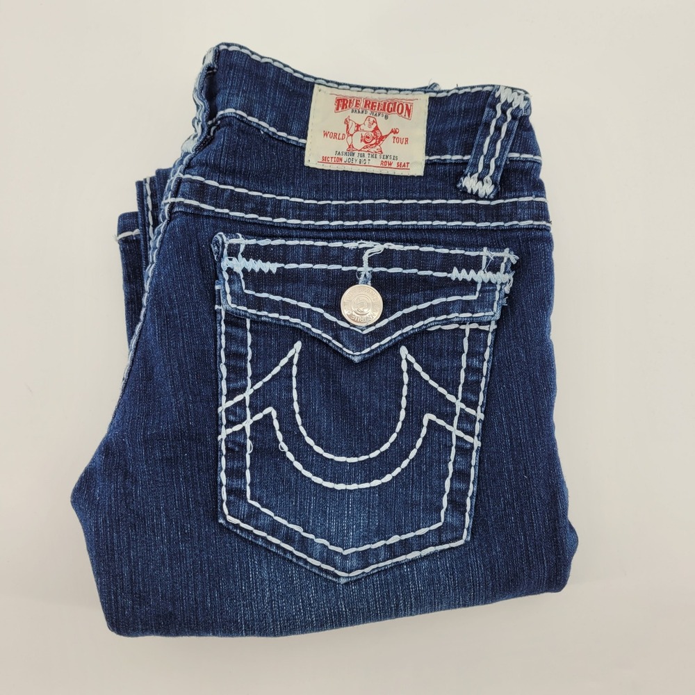 True Religion Women's Indigo Boot Cut Jeans